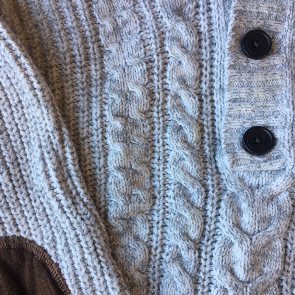 Janie and Jack Grey knit sweater